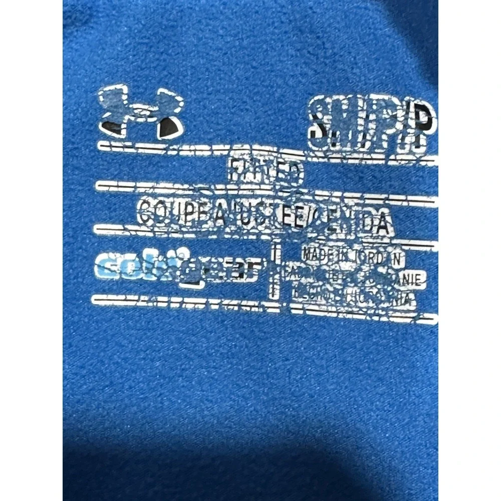 Under Armour‎ ColdGear Full Zip Mock Neck Sweat Jacket Blue Women's Size Small